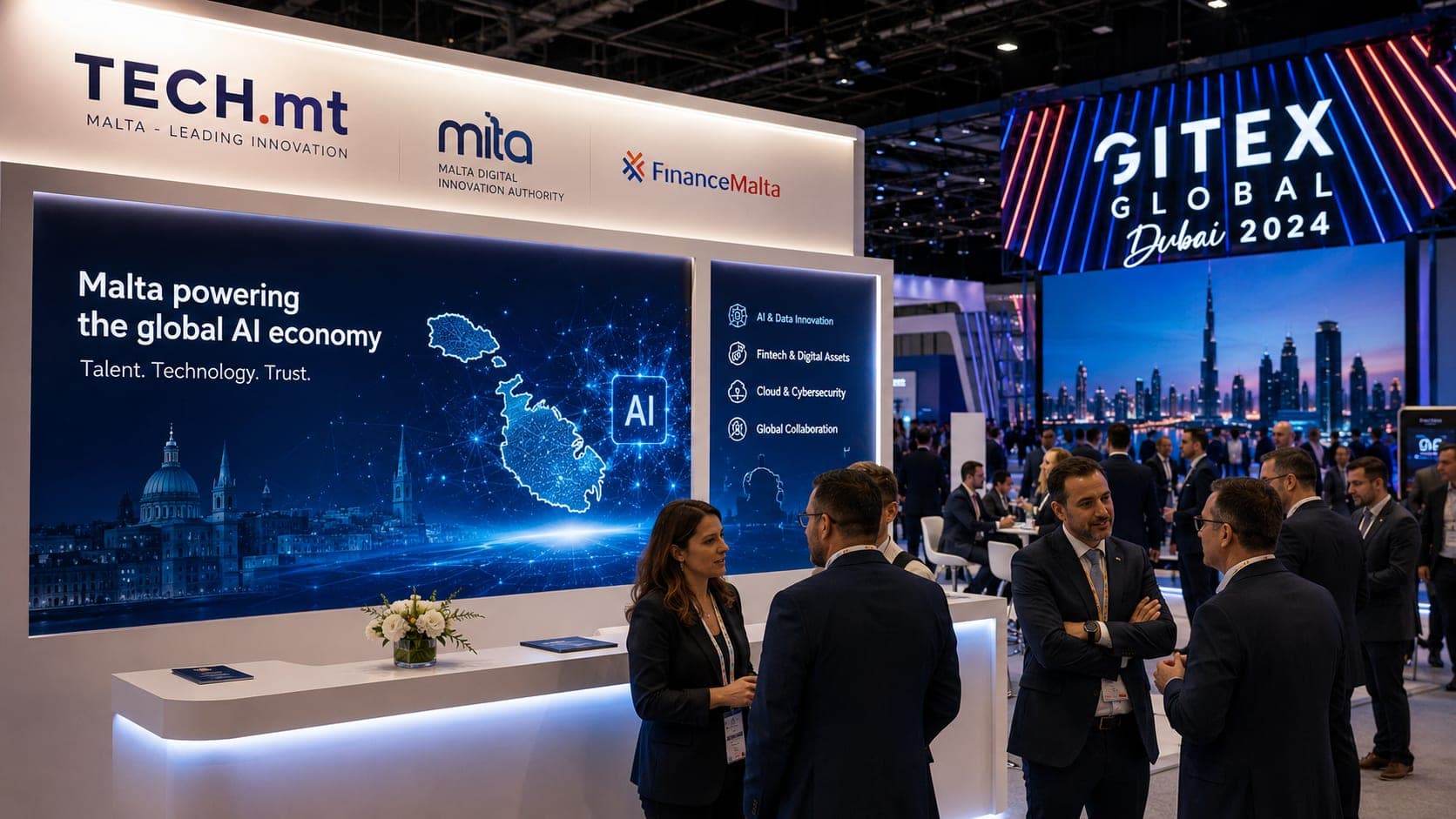 Malta takes AI pitch to GITEX Global 2024 as Dubai tech fair draws 6,500 exhibitors