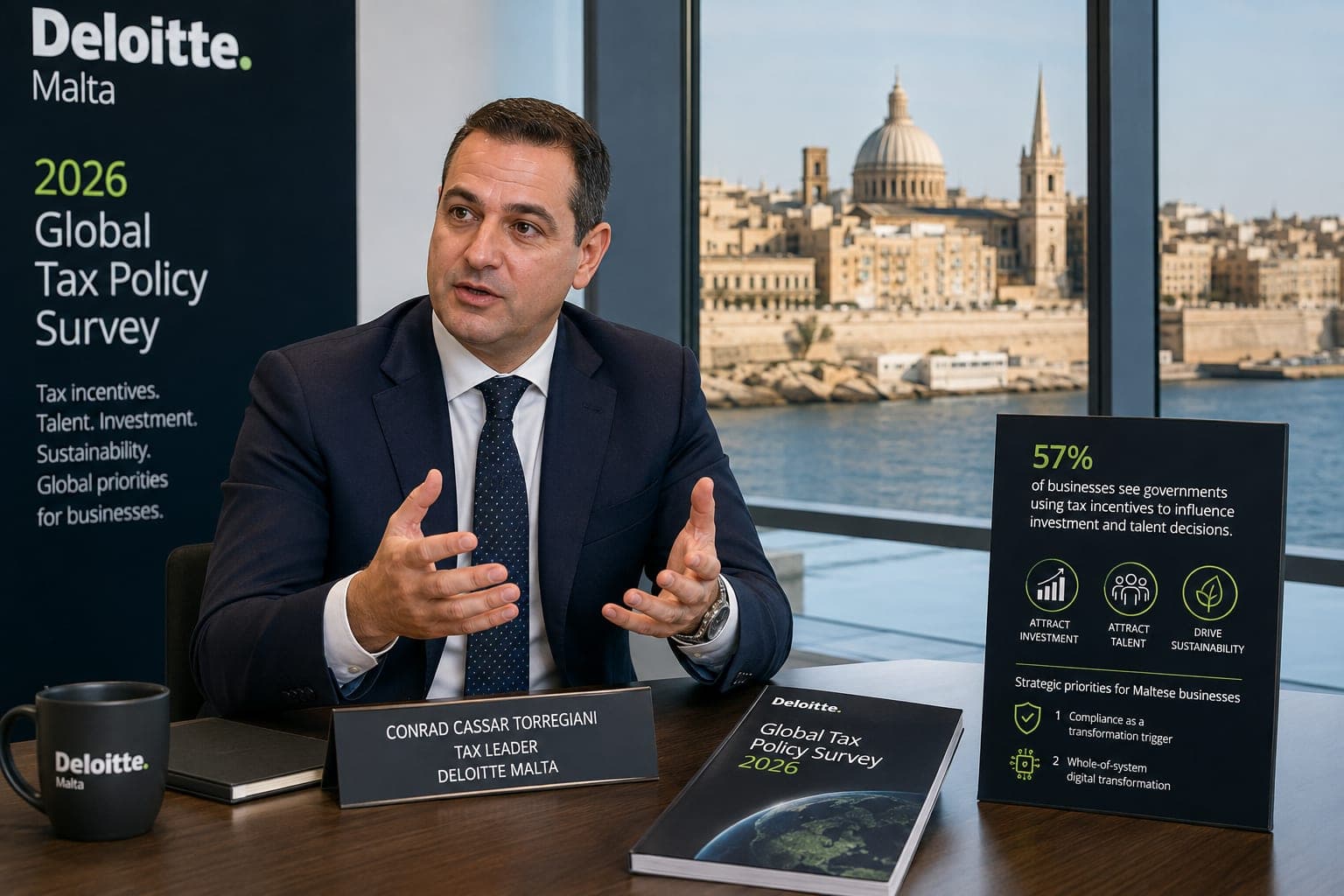 Keep innovating tax incentives or risk losing ground, Deloitte tells Malta