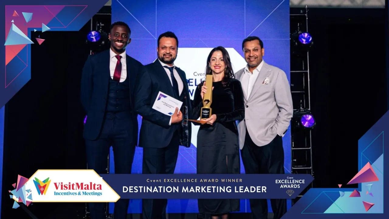 VisitMalta MICE arm wins international tech-driven marketing award
